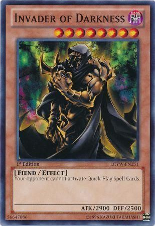 Invader of Darkness LCYW EN251 Common 1st Edition Legendary Collection 3 Yugi s World 1st Edition Singles Invader of Darkness LCYW EN251 Common 1st Edition Legendary Collection 3 Yugi s World 1st Edition Singles