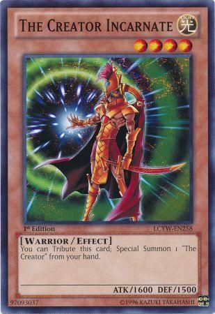 The Creator Incarnate LCYW EN258 Common 1st Edition Legendary Collection 3 Yugi s World 1st Edition Singles The Creator Incarnate LCYW EN258 Common 1st Edition Legendary Collection 3 Yugi s World 1st Edition Singles