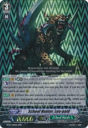 School Hunter Leo pald BT07 001EN Triple Rare RRR School Hunter Leo pald BT07 001EN Triple Rare RRR
