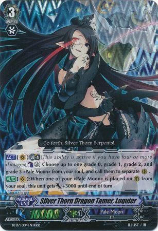 Silver Thorn Dragon Tamer Luquier BT07 004EN Triple Rare RRR Silver Thorn Dragon Tamer Luquier BT07 004EN Triple Rare RRR