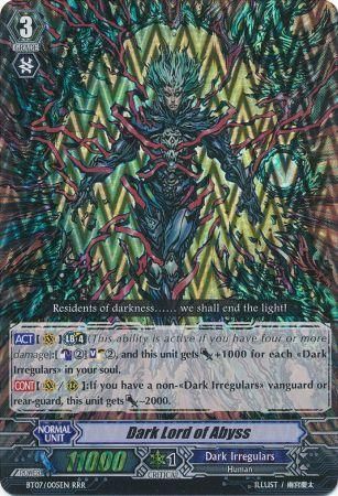 Dark Lord of Abyss BT07 005EN Triple Rare RRR Dark Lord of Abyss BT07 005EN Triple Rare RRR