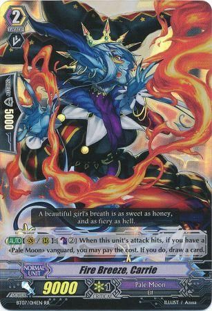 Fire Breeze Carrie BT07 014EN Double Rare RR Vol 7 Rampage of the Beast King Singles Fire Breeze Carrie BT07 014EN Double Rare RR Vol 7 Rampage of the Beast King Singles