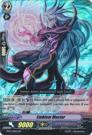 Emblem Master BT07 018EN Double Rare RR Emblem Master BT07 018EN Double Rare RR