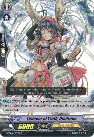 Listener of Truth Dindrane BT07 020EN Double Rare RR Listener of Truth Dindrane BT07 020EN Double Rare RR