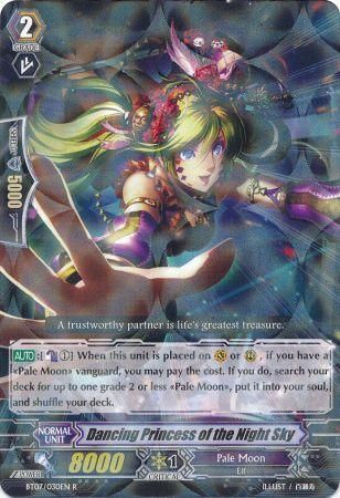 Dancing Princess of the Night Sky BT07 030EN Rare R Dancing Princess of the Night Sky BT07 030EN Rare R