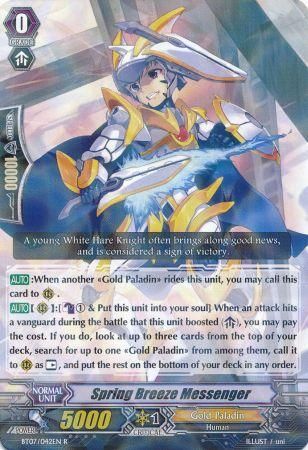 Spring Breeze Messenger BT07 042EN Rare R Spring Breeze Messenger BT07 042EN Rare R