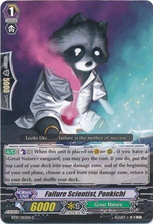 Failure Scientist Ponkichi BT07 055EN Common C Failure Scientist Ponkichi BT07 055EN Common C