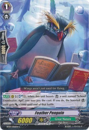 Feather Penguin BT07 056EN Common C Vol 7 Rampage of the Beast King Singles Feather Penguin BT07 056EN Common C Vol 7 Rampage of the Beast King Singles