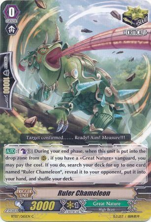 Ruler Chameleon BT07 065EN Common C Ruler Chameleon BT07 065EN Common C
