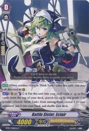 Battle Sister Eclair BT07 096EN Common C Battle Sister Eclair BT07 096EN Common C