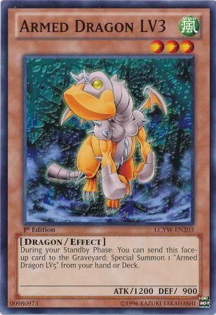 Armed Dragon LV3 LCYW EN203 Common 1st Edition Legendary Collection 3 Yugi s World 1st Edition Singles Armed Dragon LV3 LCYW EN203 Common 1st Edition Legendary Collection 3 Yugi s World 1st Edition Singles