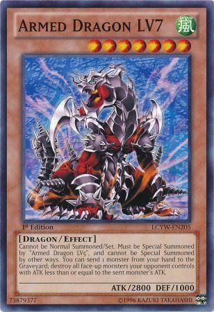 Armed Dragon LV7 LCYW EN205 Common 1st Edition Armed Dragon LV7 LCYW EN205 Common 1st Edition
