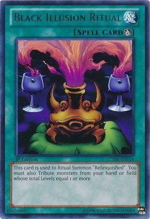 Black Illusion Ritual LCYW EN114 Rare 1st Edition Legendary Collection 3 Yugi s World 1st Edition Singles Black Illusion Ritual LCYW EN114 Rare 1st Edition Legendary Collection 3 Yugi s World 1st Edition Singles