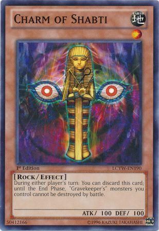 Charm of Shabti LCYW EN190 Common 1st Edition Legendary Collection 3 Yugi s World 1st Edition Singles Charm of Shabti LCYW EN190 Common 1st Edition Legendary Collection 3 Yugi s World 1st Edition Singles
