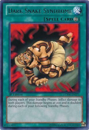 Dark Snake Syndrome LCYW EN271 Rare 1st Edition Dark Snake Syndrome LCYW EN271 Rare 1st Edition