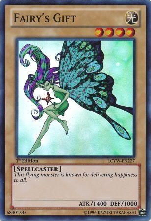 Fairy s Gift LCYW EN227 Super Rare 1st Edition Legendary Collection 3 Yugi s World 1st Edition Singles Fairy s Gift LCYW EN227 Super Rare 1st Edition Legendary Collection 3 Yugi s World 1st Edition Singles