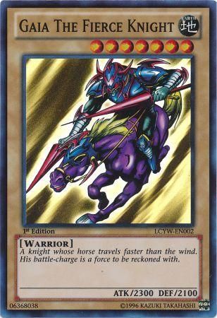 Gaia The Fierce Knight MIL1-EN025 Rare Yu-Gi-Oh Card Mint 1st Edition New