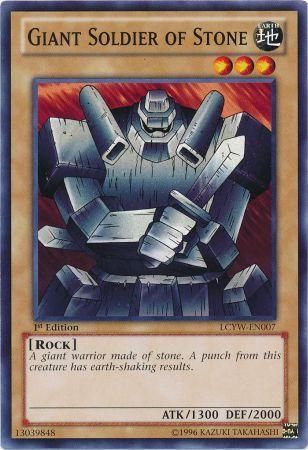Giant Soldier of Stone LCYW EN007 Common 1st Edition Legendary Collection 3 Yugi s World 1st Edition Singles Giant Soldier of Stone LCYW EN007 Common 1st Edition Legendary Collection 3 Yugi s World 1st Edition Singles