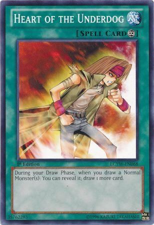 Heart of the Underdog LCYW EN068 Common 1st Edition Legendary Collection 3 Yugi s World 1st Edition Singles Heart of the Underdog LCYW EN068 Common 1st Edition Legendary Collection 3 Yugi s World 1st Edition Singles