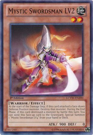 Mystic Swordsman LV2 LCYW EN200 Common 1st Edition Legendary Collection 3 Yugi s World 1st Edition Singles Mystic Swordsman LV2 LCYW EN200 Common 1st Edition Legendary Collection 3 Yugi s World 1st Edition Singles