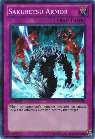 Sakuretsu Armor LCYW EN288 Super Rare 1st Edition Legendary Collection 3 Yugi s World 1st Edition Singles Sakuretsu Armor LCYW EN288 Super Rare 1st Edition Legendary Collection 3 Yugi s World 1st Edition Singles