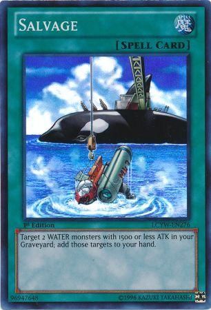 Salvage LCYW EN276 Super Rare 1st Edition Legendary Collection 3 Yugi s World 1st Edition Singles Salvage LCYW EN276 Super Rare 1st Edition Legendary Collection 3 Yugi s World 1st Edition Singles