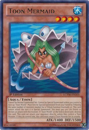 Toon Mermaid LCYW EN105 Rare 1st Edition Legendary Collection 3 Yugi s World 1st Edition Singles Toon Mermaid LCYW EN105 Rare 1st Edition Legendary Collection 3 Yugi s World 1st Edition Singles