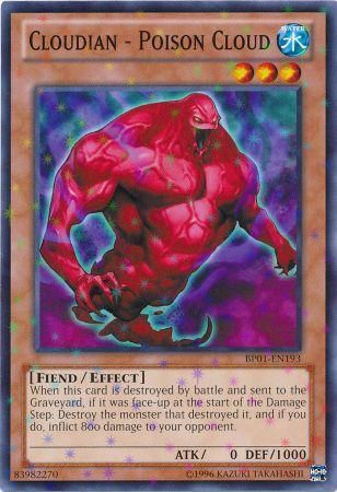 Cloudian Poison Cloud BP01 EN193 Starfoil Rare Unlimited Cloudian Poison Cloud BP01 EN193 Starfoil Rare Unlimited