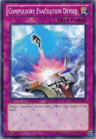 Compulsory Evacuation Device BP01 EN099 Starfoil Rare Unlimited Compulsory Evacuation Device BP01 EN099 Starfoil Rare Unlimited