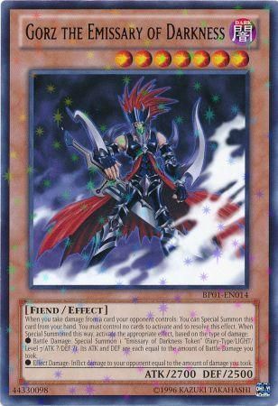 Gorz the Emissary of Darkness BP01 EN014 Starfoil Rare Unlimited Gorz the Emissary of Darkness BP01 EN014 Starfoil Rare Unlimited