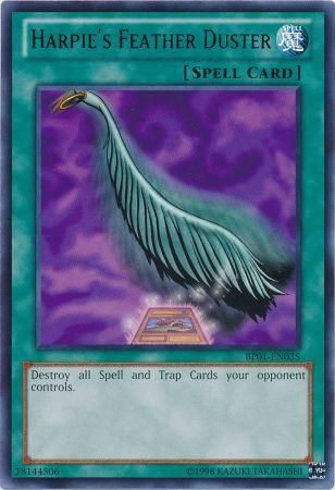 Harpie s Feather Duster BP01 EN035 Rare Unlimited Harpie s Feather Duster BP01 EN035 Rare Unlimited