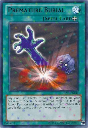 Premature Burial BP01 EN040 Starfoil Rare Unlimited Premature Burial BP01 EN040 Starfoil Rare Unlimited