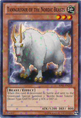 Tanngrisnir of the Nordic Beasts BP01 EN216 Starfoil Rare Unlimited Tanngrisnir of the Nordic Beasts BP01 EN216 Starfoil Rare Unlimited