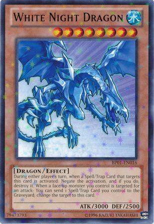 White Night Dragon BP01 EN016 Starfoil Rare Unlimited White Night Dragon BP01 EN016 Starfoil Rare Unlimited