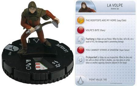 La Volpe 003 Assassin s Creed Brotherhood Heroclix Assassin s Creed Brotherhood Singles La Volpe 003 Assassin s Creed Brotherhood Heroclix Assassin s Creed Brotherhood Singles