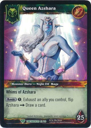 Queen Azshara Timewalkers 27 30 Epic Box Foil World of Warcraft Promo Singles Queen Azshara Timewalkers 27 30 Epic Box Foil World of Warcraft Promo Singles