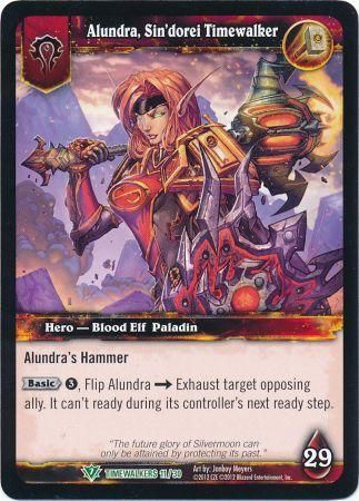 Alundra Sin dorei Timewalker Timewalkers 11 30 Uncommon 2012 JM Art WoW War of the Ancients Alundra Sin dorei Timewalker Timewalkers 11 30 Uncommon 2012 JM Art WoW War of the Ancients