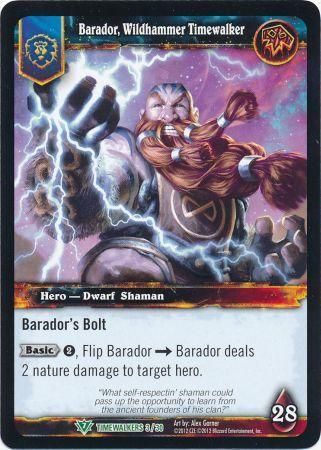 Barador Wildhammer Timewalker 3 30 Uncommon 2012 WoW War of the Ancients Barador Wildhammer Timewalker 3 30 Uncommon 2012 WoW War of the Ancients