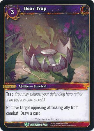 Bear Trap 17 240 Uncommon WoW War of the Ancients Bear Trap 17 240 Uncommon WoW War of the Ancients