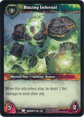 Blazing Infernal 165 240 Common WoW War of the Ancients Blazing Infernal 165 240 Common WoW War of the Ancients