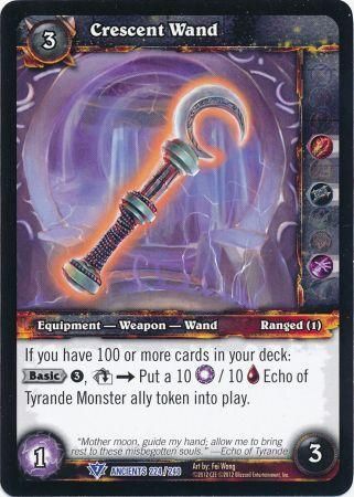 Crescent Wand 224 240 Rare WoW War of the Ancients Crescent Wand 224 240 Rare WoW War of the Ancients