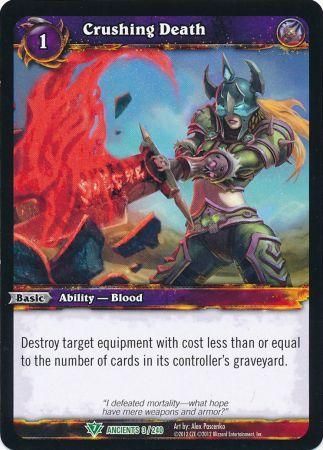Crushing Death 3 240 Uncommon WoW War of the Ancients Crushing Death 3 240 Uncommon WoW War of the Ancients