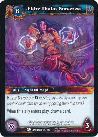 Eldre Thalas Sorceress 91 240 Common WoW War of the Ancients Eldre Thalas Sorceress 91 240 Common WoW War of the Ancients