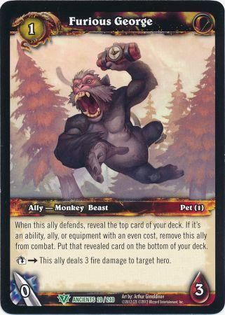 Furious George 20 240 Uncommon WoW War of the Ancients Furious George 20 240 Uncommon WoW War of the Ancients