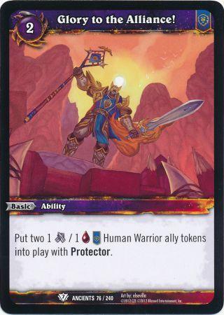Glory to the Alliance 76 240 Common WoW War of the Ancients Glory to the Alliance 76 240 Common WoW War of the Ancients