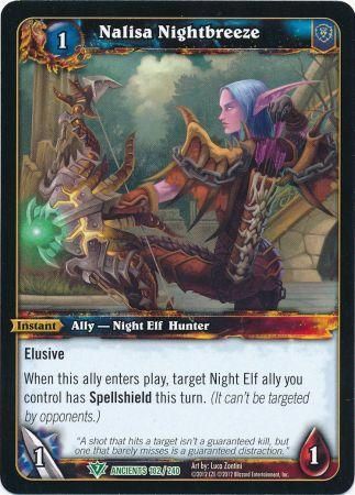 Nalisa Nightbreeze 102 240 Uncommon WoW War of the Ancients Nalisa Nightbreeze 102 240 Uncommon WoW War of the Ancients
