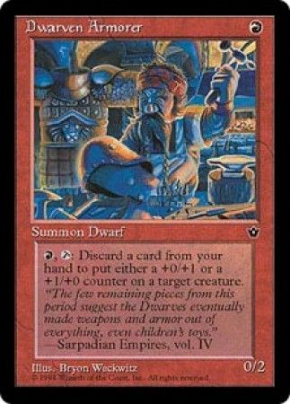 Dwarven Armorer Fallen Empires Singles Dwarven Armorer Fallen Empires Singles