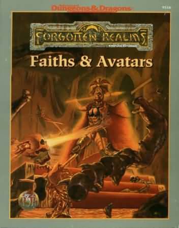 Faiths Avatars softcover supplement AD D 2nd Edition RPG TSR9516 Dungeons Dragons Faiths Avatars softcover supplement AD D 2nd Edition RPG TSR9516 Dungeons Dragons