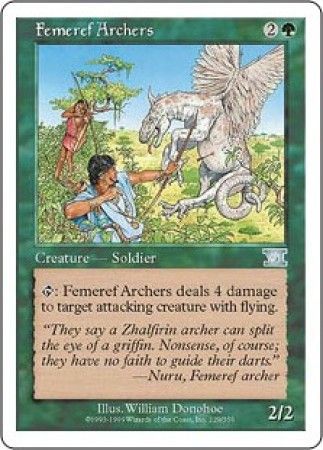 Femeref Archers MTG 6th Edition Classic Magic Cards Singles Femeref Archers MTG 6th Edition Classic Magic Cards Singles