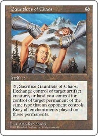Gauntlets of Chaos MTG 5th Edition Magic Cards Singles Gauntlets of Chaos MTG 5th Edition Magic Cards Singles